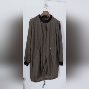 Olive Bomber Jacket- Womans SMALL